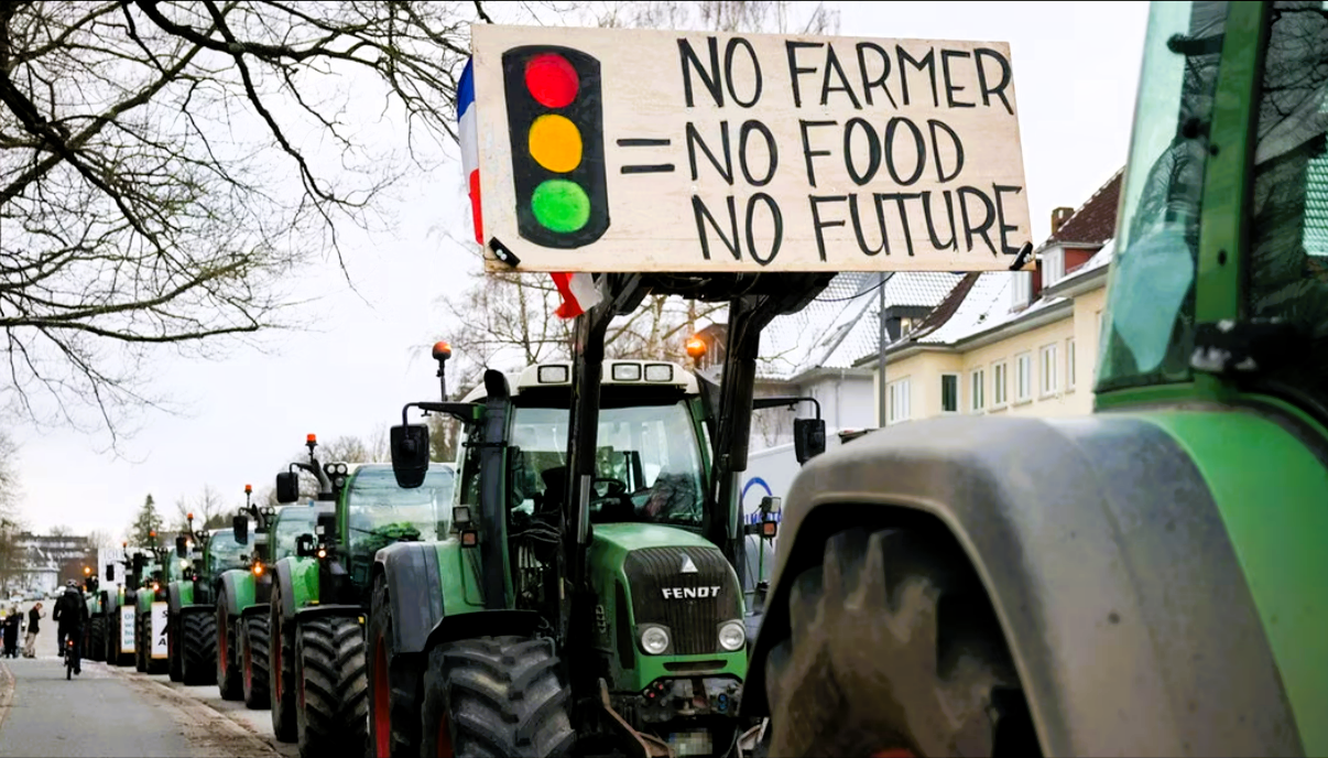 Mega-Blockade! Bauern legen deutsche Städte lahm - nichts geht mehr!
