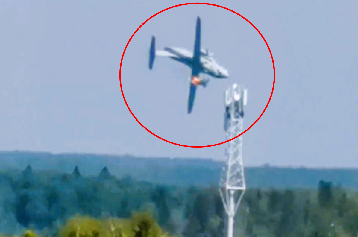 [Video] Russische Militärmaschine abgestürzt!  Moskau spricht von 65 toten Kriegsgefangenen
