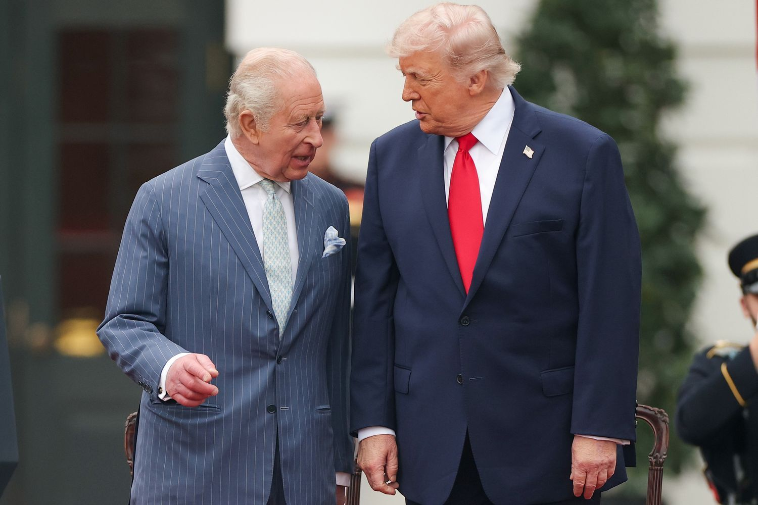 Trump Says He’s Distant Cousin of King Charles — Now He Wants Buckingham Palace!