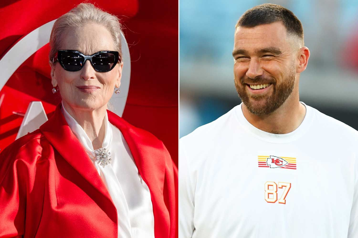 Travis Kelce Playfully Claps Back at Meryl Streep — He Says He Can Walk in Heels (Kind Of)