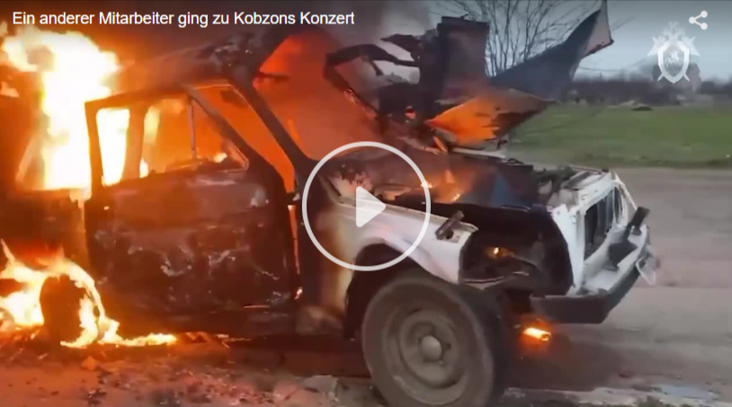 Autobombe! Wagen mit russischen Offizieren und Geheimdienstlern explodiert - Putin verliert erneut hochrangiges Personal bei Anschlag!