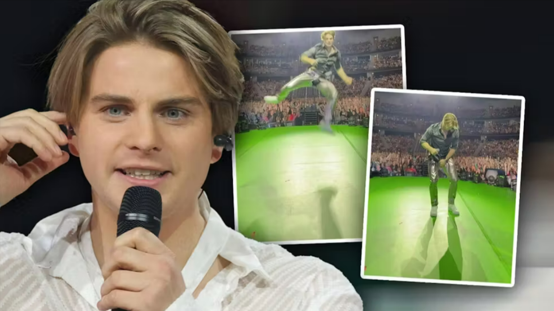 Vincent Gross platzt die Hose! Peinlicher Fauxpas während Live-Auftritts